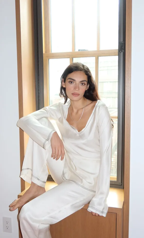 Woman Bec Bridge Long Sleeve TILLIE LONG SLEEVE TOP Ivory Woman Bec Bridge Long Sleeve TILLIE LONG SLEEVE TOP Ivory