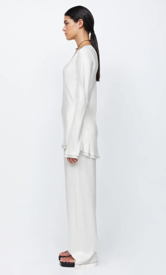 Woman Bec Bridge Long Sleeve TILLIE LONG SLEEVE TOP Ivory Woman Bec Bridge Long Sleeve TILLIE LONG SLEEVE TOP Ivory