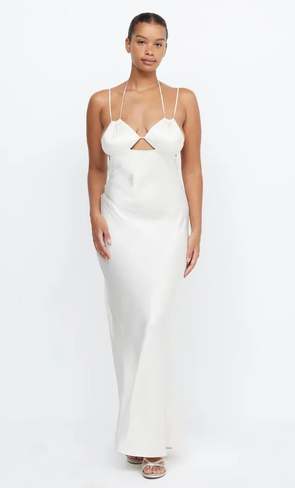 Woman Bec Bridge Maxi Dresses ADORE TIE MAXI DRESS Cream