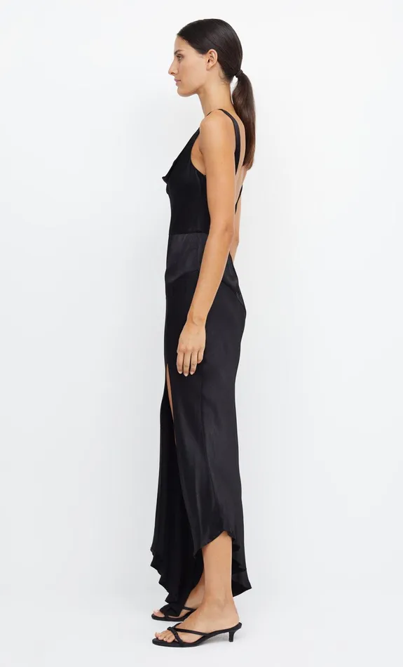Woman Bec Bridge Maxi Dresses MOON DANCE COWL DRESS Black Woman Bec Bridge Maxi Dresses MOON DANCE COWL DRESS Black