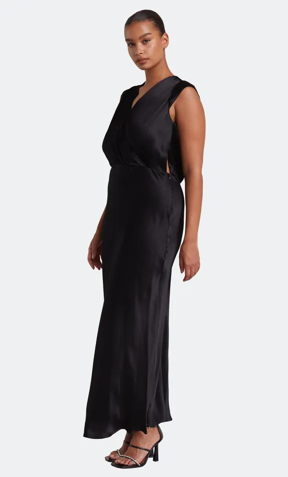 Woman Bec Bridge Maxi Dresses MOON DANCE MAXI DRESS Black Woman Bec Bridge Maxi Dresses MOON DANCE MAXI DRESS Black