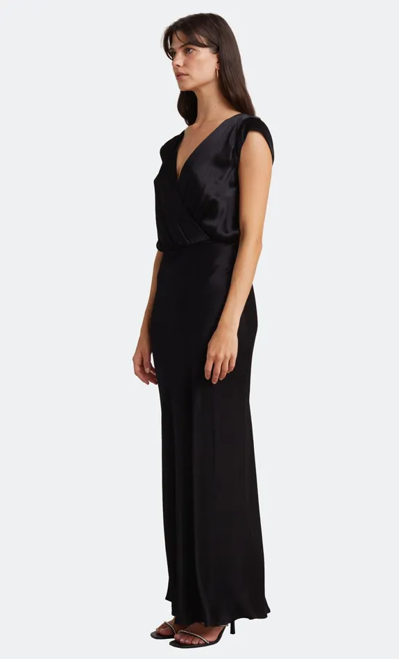 Woman Bec Bridge Maxi Dresses MOON DANCE MAXI DRESS Black Woman Bec Bridge Maxi Dresses MOON DANCE MAXI DRESS Black
