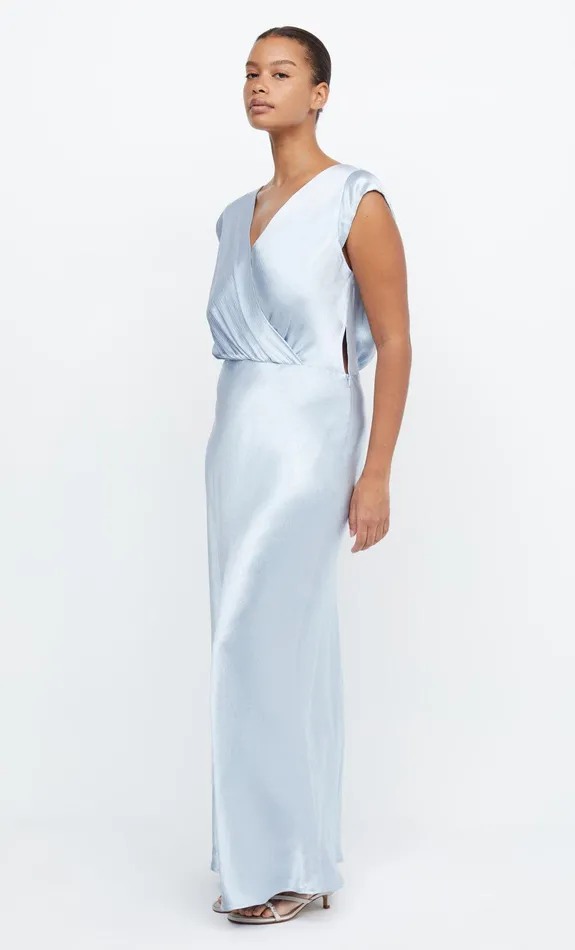 Woman Bec Bridge Maxi Dresses MOON DANCE MAXI DRESS Dusty Blue Woman Bec Bridge Maxi Dresses MOON DANCE MAXI DRESS Dusty Blue