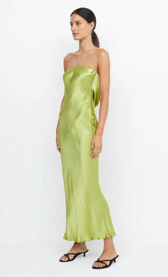Woman Bec Bridge Maxi Dresses MOON DANCE STRAPLESS DRESSFINAL SALE 8211 NO RETURNS Chartreuse Green Woman Bec Bridge Maxi Dresses MOON DANCE STRAPLESS DRESSFINAL SALE 8211 NO RETURNS Chartreuse Green