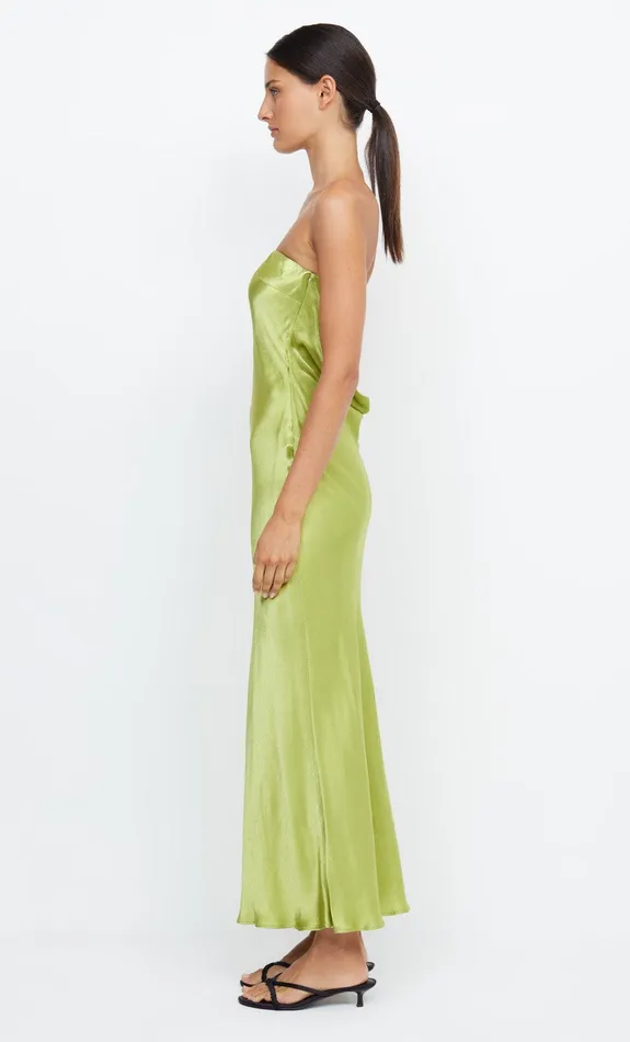 Woman Bec Bridge Maxi Dresses MOON DANCE STRAPLESS DRESSFINAL SALE 8211 NO RETURNS Chartreuse Green Woman Bec Bridge Maxi Dresses MOON DANCE STRAPLESS DRESSFINAL SALE 8211 NO RETURNS Chartreuse Green