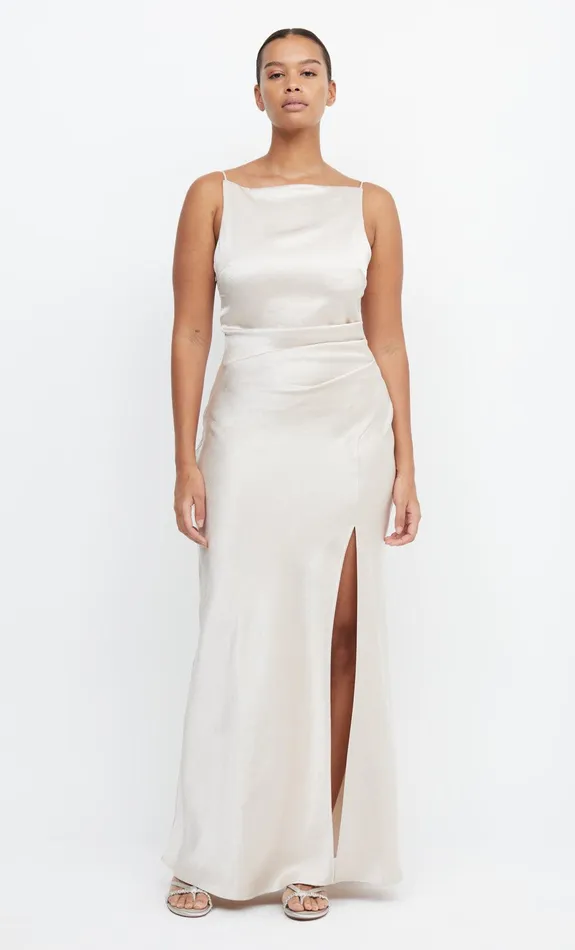 Woman Bec Bridge Maxi Dresses THE DREAMER MAXI DRESS Sand Woman Bec Bridge Maxi Dresses THE DREAMER MAXI DRESS Sand