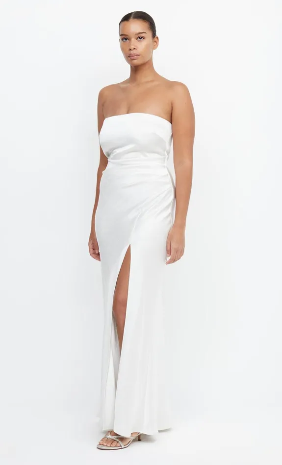 Woman Bec Bridge Maxi Dresses THE DREAMER STRAPLESS DRESS Ivory Woman Bec Bridge Maxi Dresses THE DREAMER STRAPLESS DRESS Ivory