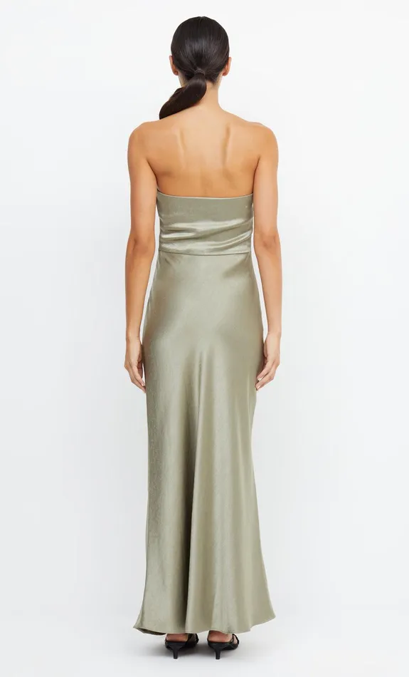 Woman Bec Bridge Maxi Dresses THE DREAMER STRAPLESS DRESS Sage Woman Bec Bridge Maxi Dresses THE DREAMER STRAPLESS DRESS Sage