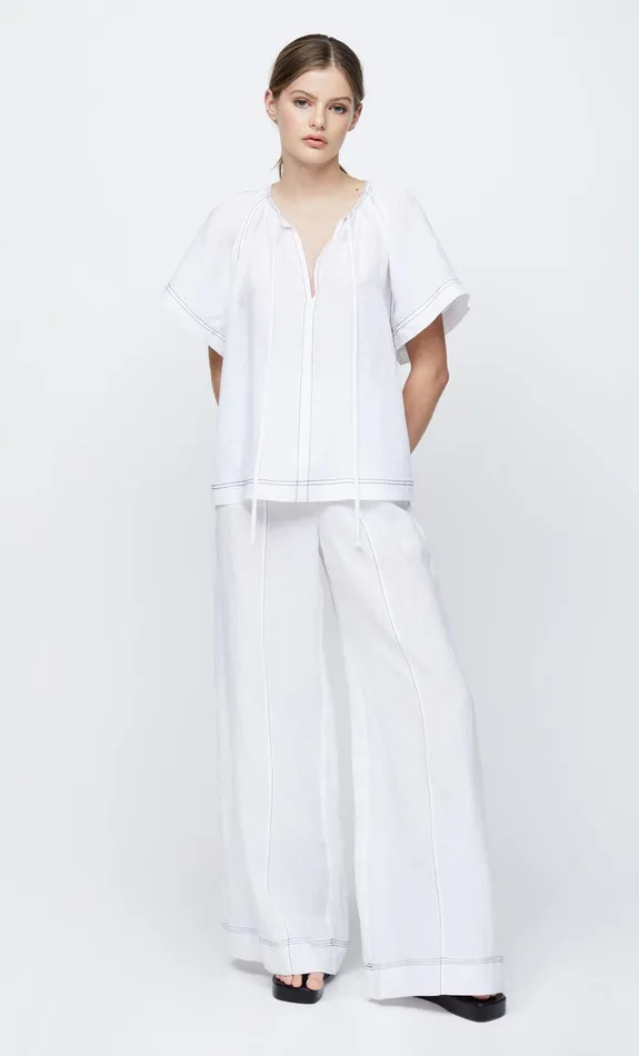 Woman Bec Bridge Short Sleeve CASSIE SHORT SLEEVE BLOUSEFINAL SALE 8211 NO RETURNS Ivory Woman Bec Bridge Short Sleeve CASSIE SHORT SLEEVE BLOUSEFINAL SALE 8211 NO RETURNS Ivory