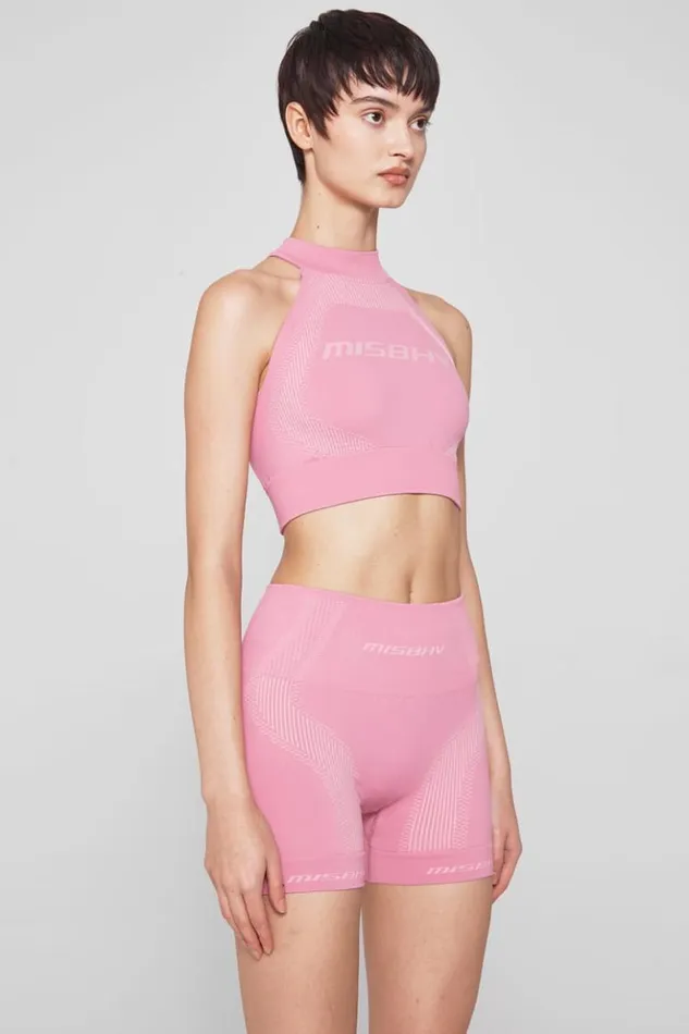 Women Bras MISBHV Sport Halter Bra Bubblegum