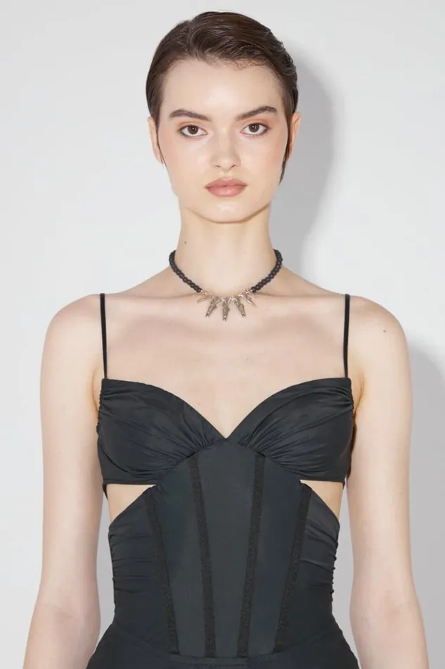 Women Dresses MISBHV Corset Mini Dress Black