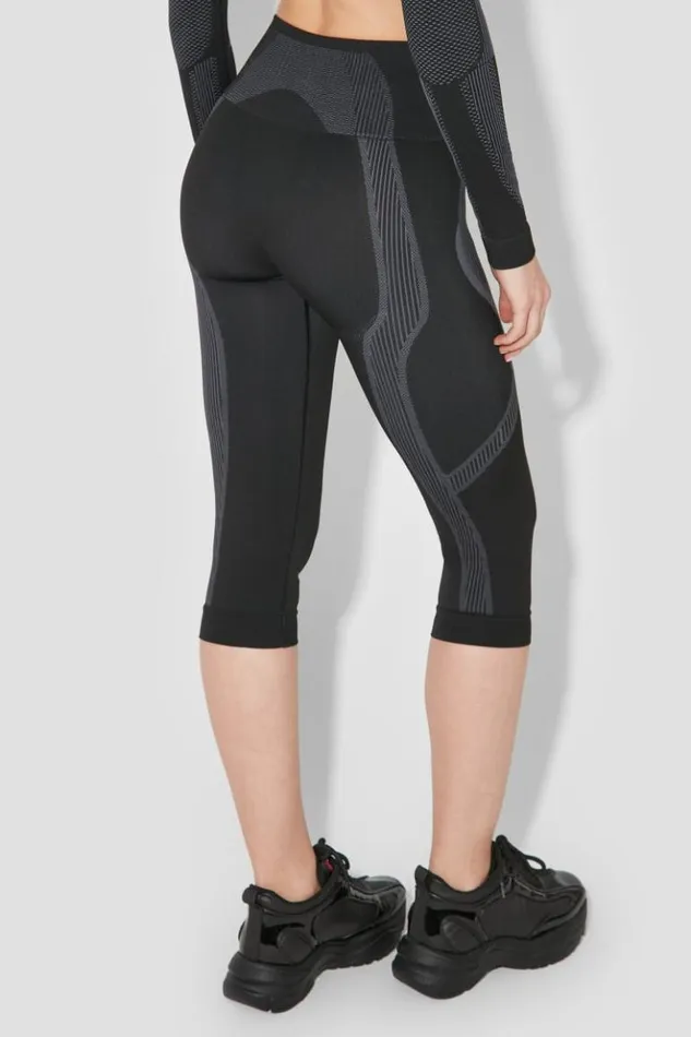 Women Leggings MISBHV Sport Capri Leggings Muted Black