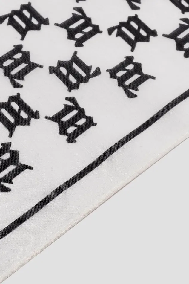 WomenMen Hats MISBHV Monogram Bandana White