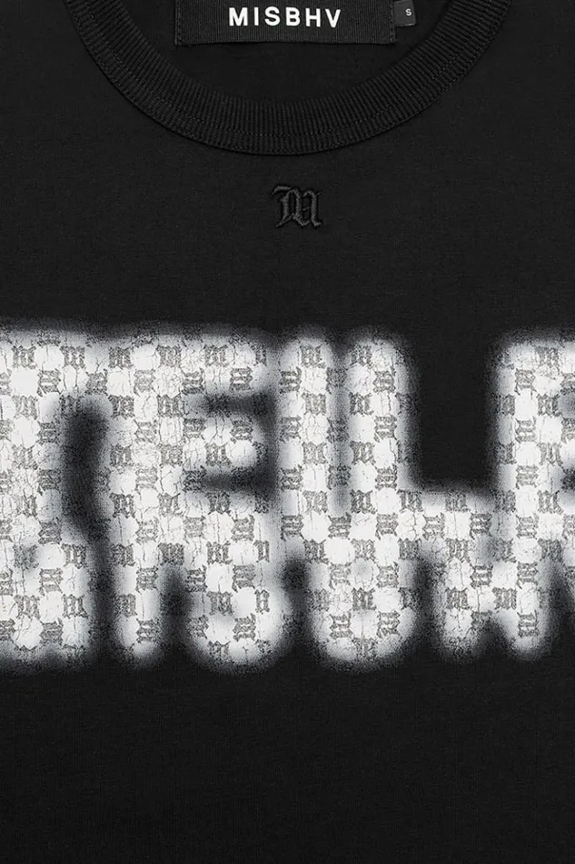 WomenMen TShirts MISBHV Teile TShirt Black
