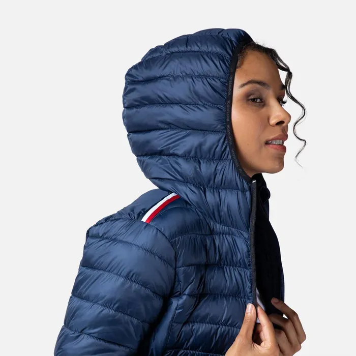 Women Women039s Hooded Insulated Jacket 180GR Darknavy715 Rossignol Softshell and Lightweight Jackets