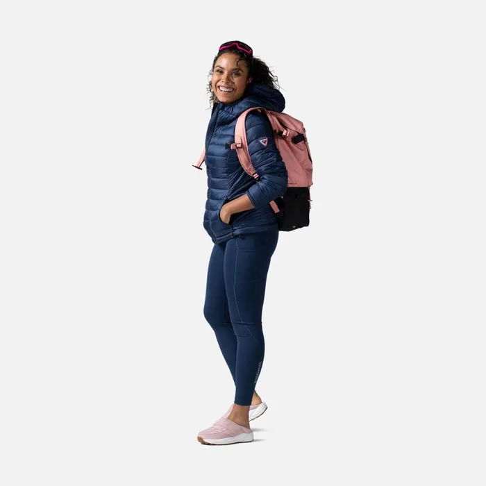Women Women039s Hooded Insulated Jacket 180GR Darknavy715 Rossignol Softshell and Lightweight Jackets