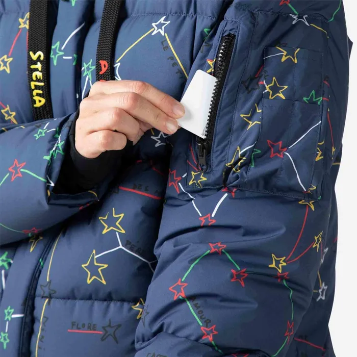 Women Women039s JCC Modul Printed Down Bomber Jacket Cosmicblue Rossignol Ski and Snowboard Jackets