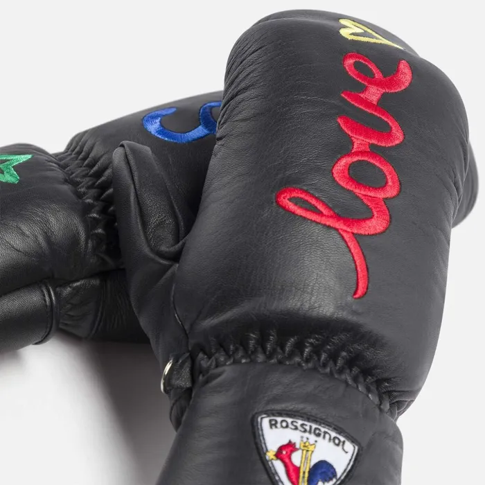 Women Women039s JCC Sublime Leather IMP039R Mittens Black200 Rossignol Gloves