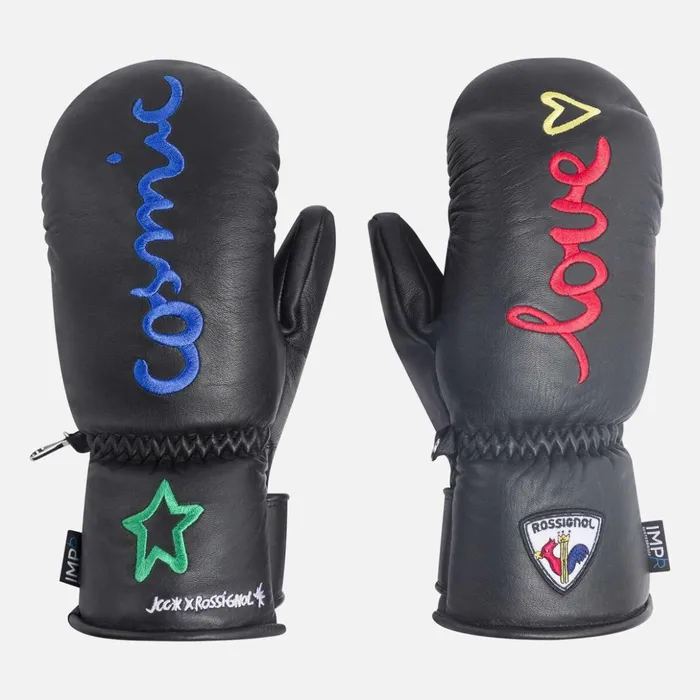 Women Women039s JCC Sublime Leather IMP039R Mittens Black200 Rossignol Gloves