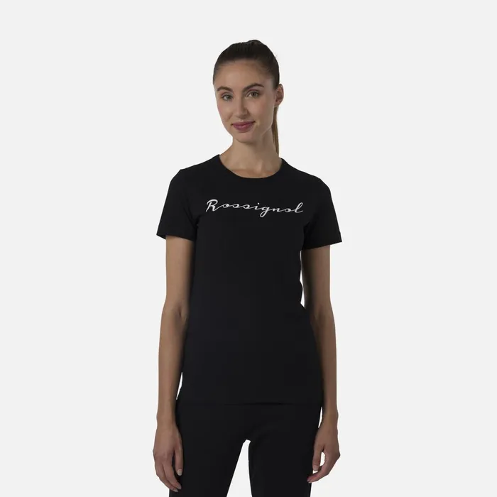 Women Women039s Logo Tee Black200 Rossignol Polos and Tees