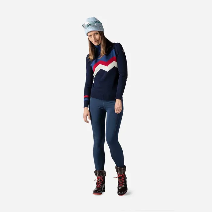Women Women039s Mountain Turtle Neck Top Darknavy715 Rossignol Sweatshirts and Pullovers