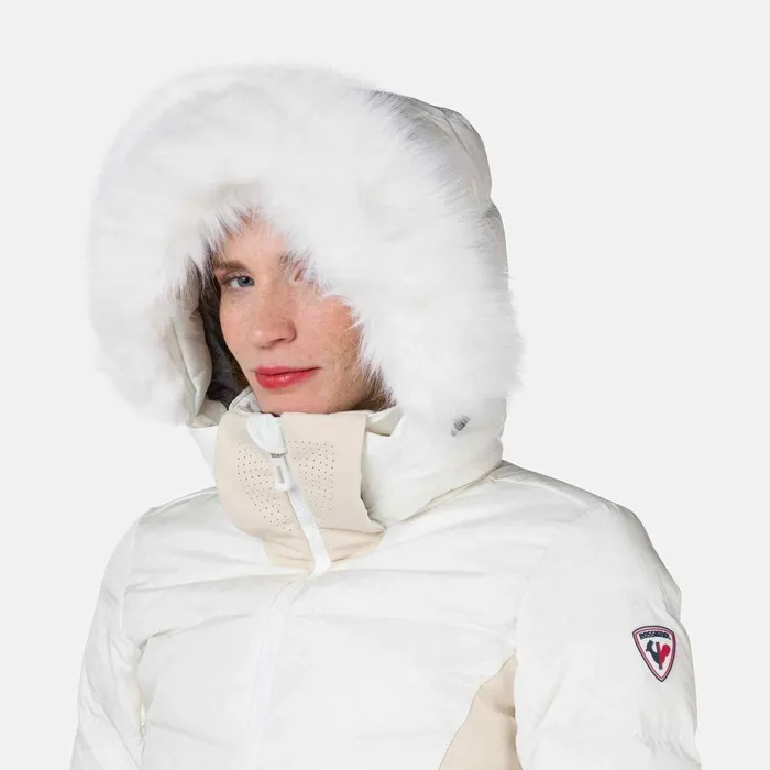 Women Women039s Ruby Merino Down Ski Jacket White100 Rossignol Ski and Snowboard Jackets
