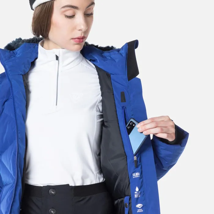 Women Women039s Staci Pearly Ski Jacket Nebulablue Rossignol Ski and Snowboard Jackets